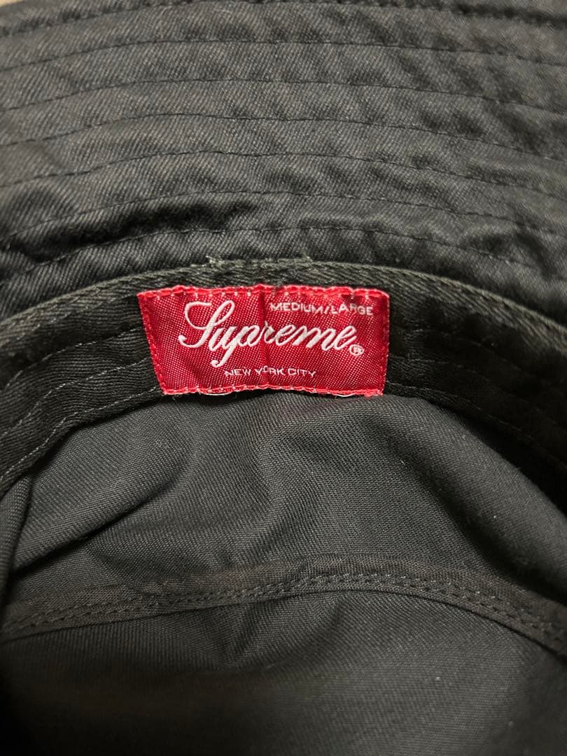 帽子 supreme Chino Twill Crusher M/L Black