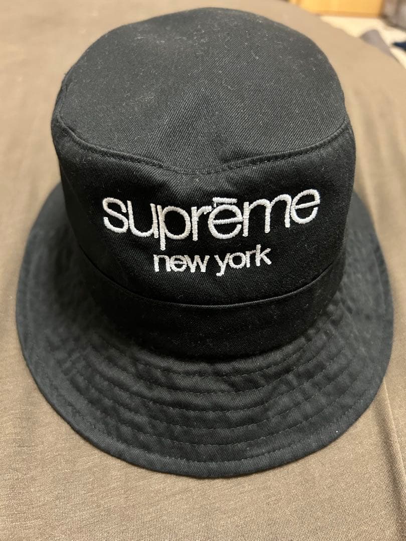帽子 supreme Chino Twill Crusher M/L Black