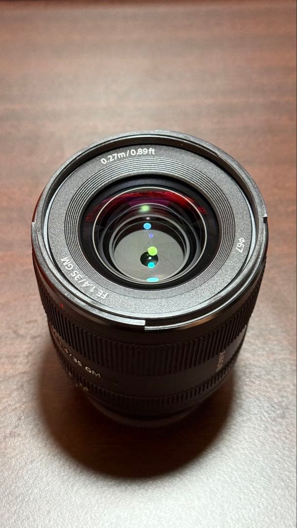 美品　SONY FE 35mm F1.4 GM レンズ