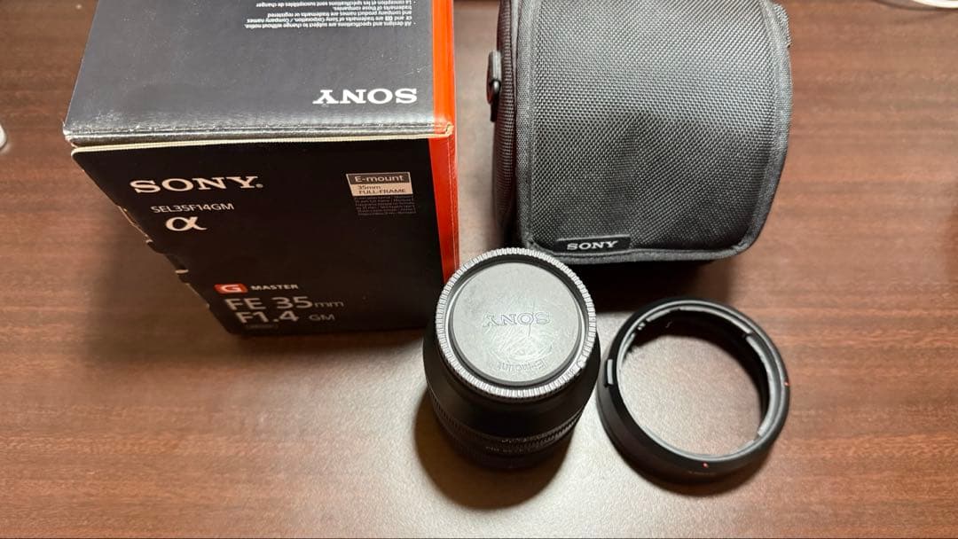 美品　SONY FE 35mm F1.4 GM レンズ