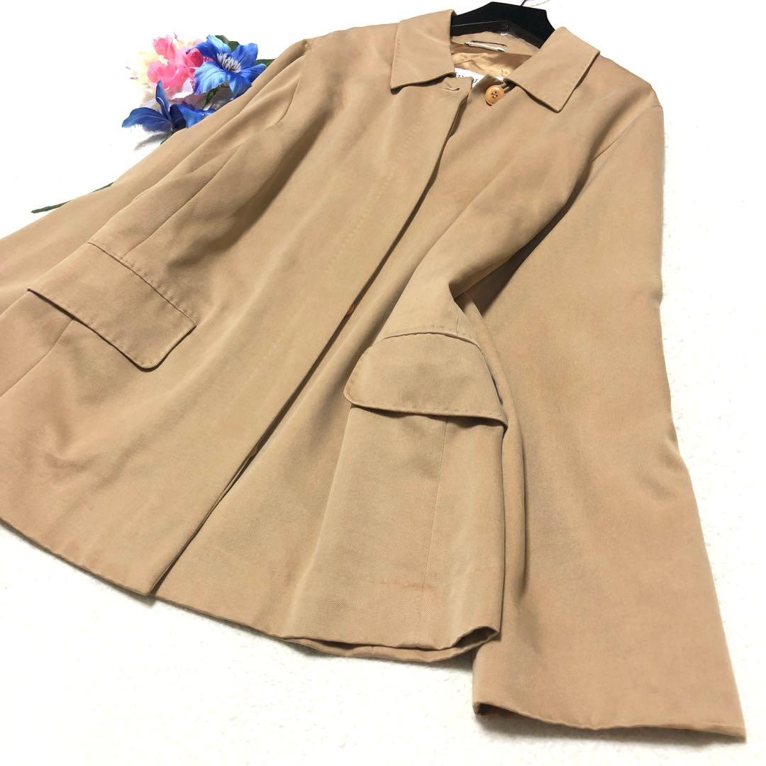 未使用級　マックスマーラ　ハーフコート　テーラードジャケット　キャメル　白タグ✨