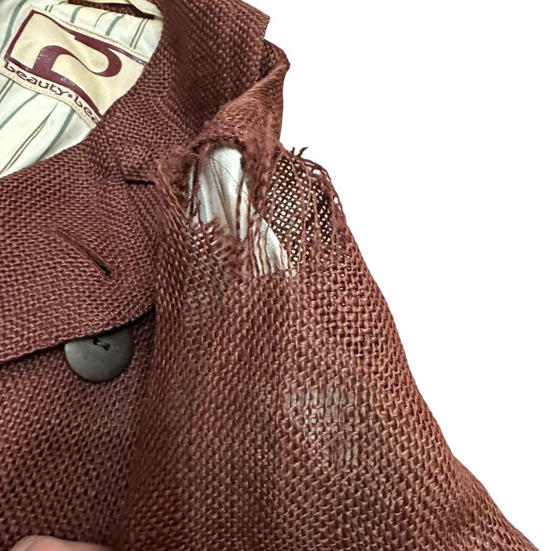 beauty:beast ビックボタンpコート Y2K 90s fruit