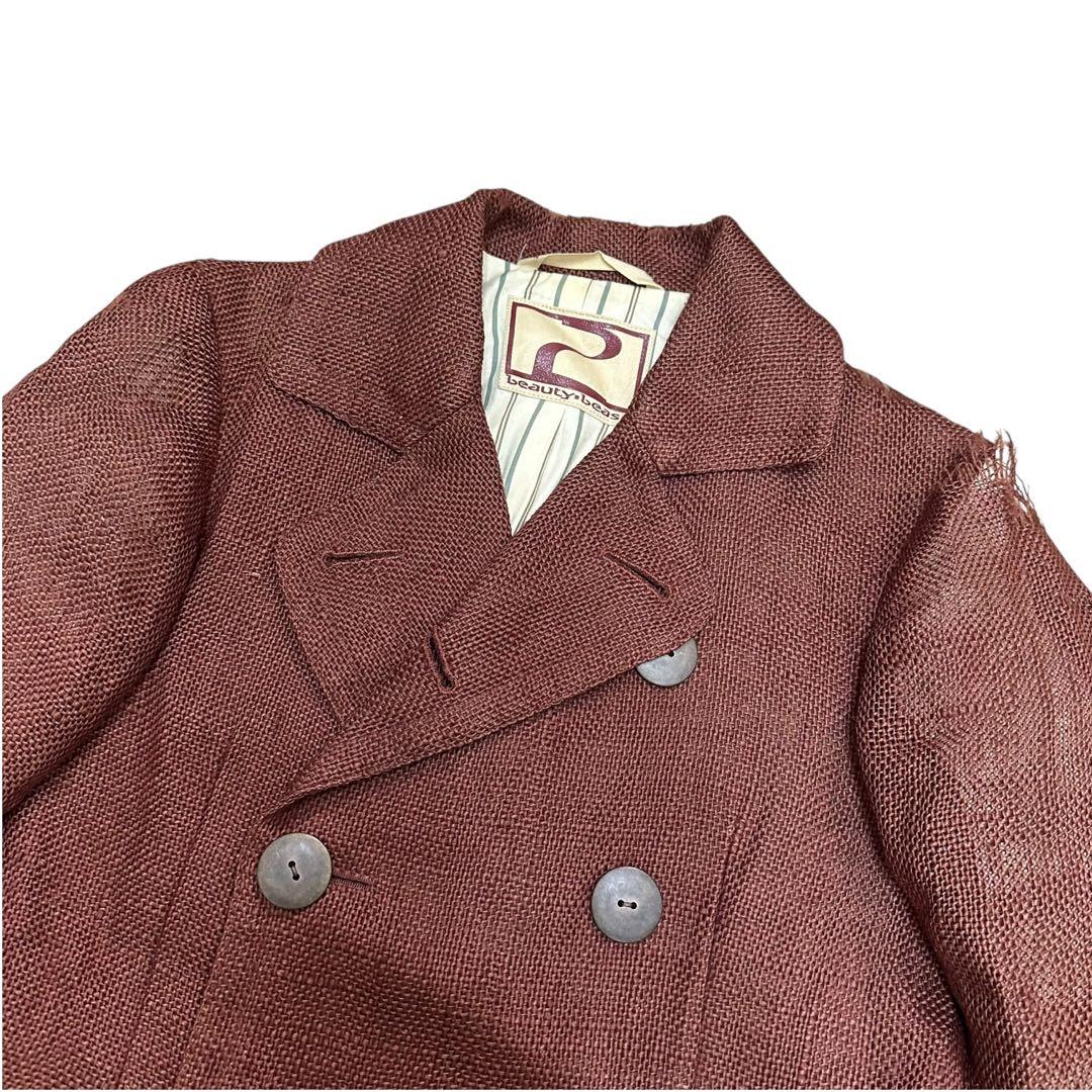 beauty:beast ビックボタンpコート Y2K 90s fruit