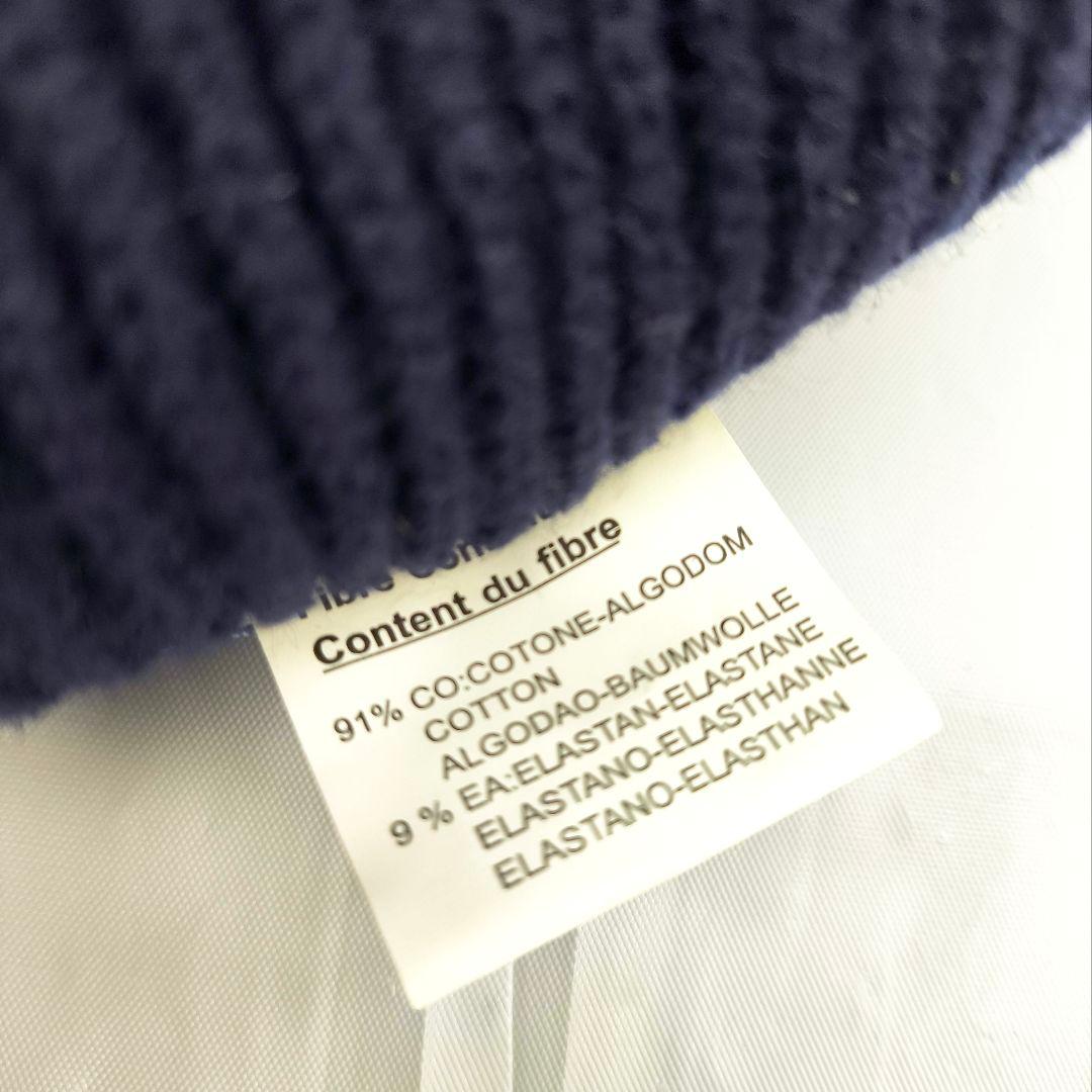 美品 モンクレール ニット 帽子 ネイビー 紺