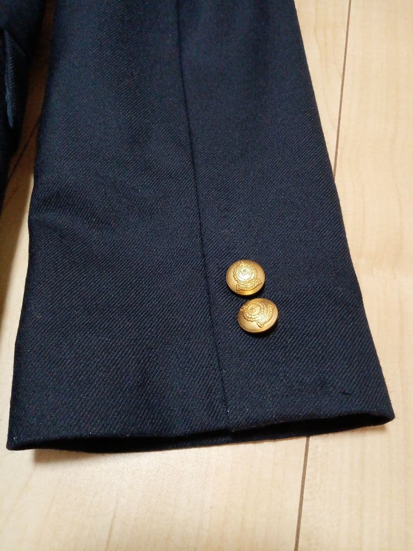 Burberrys 　金ボタン ダブル ジャケット　紺ブレ 160A　訳あり