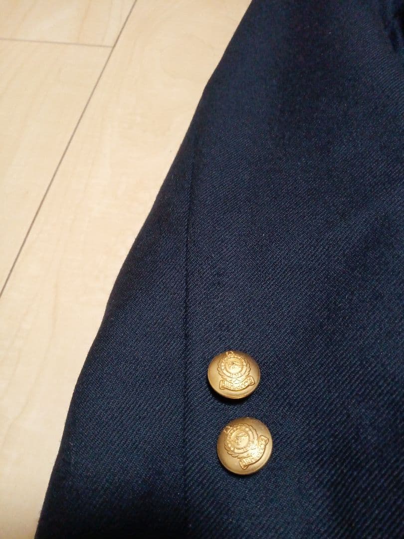 Burberrys 　金ボタン ダブル ジャケット　紺ブレ 160A　訳あり