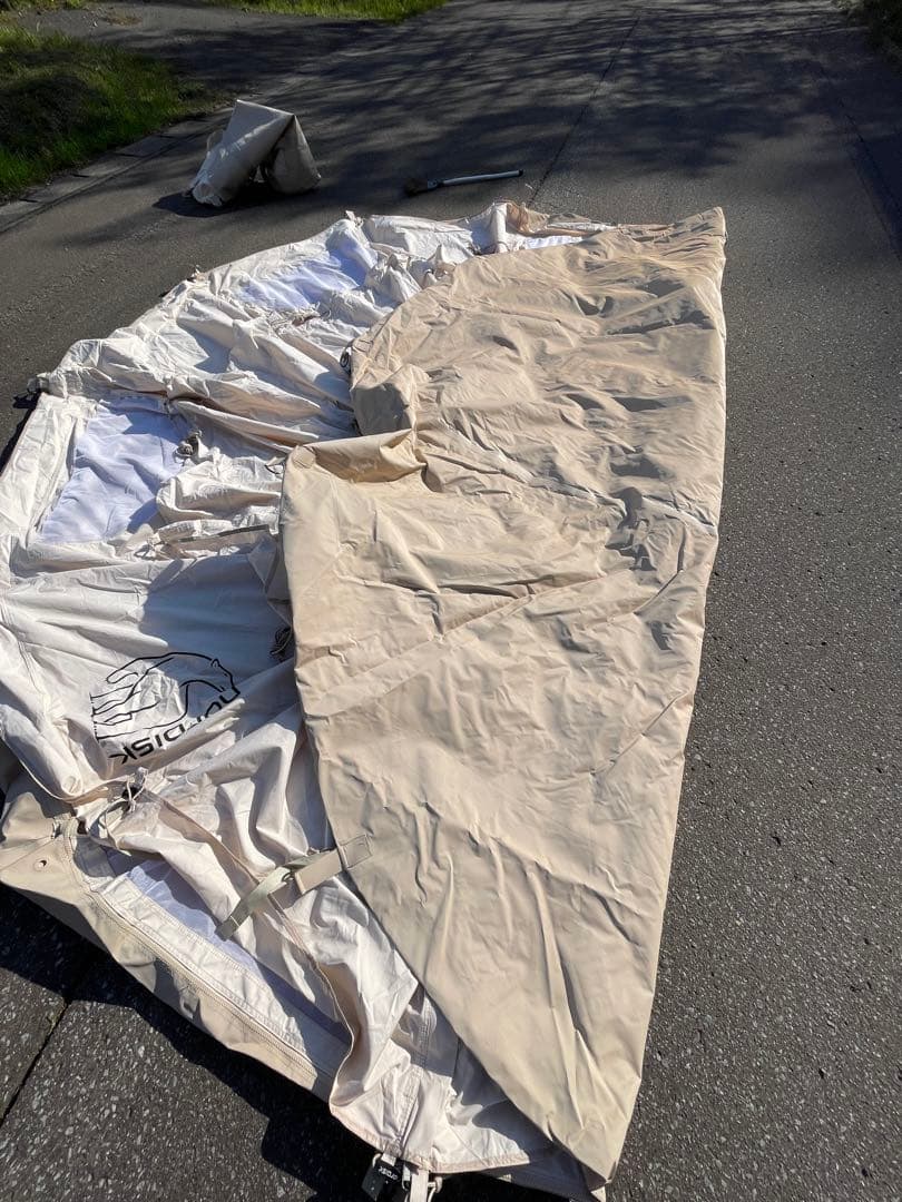 【美品】ノルディスク アスガルド12.6 フロアマット&社外グランドシート付き