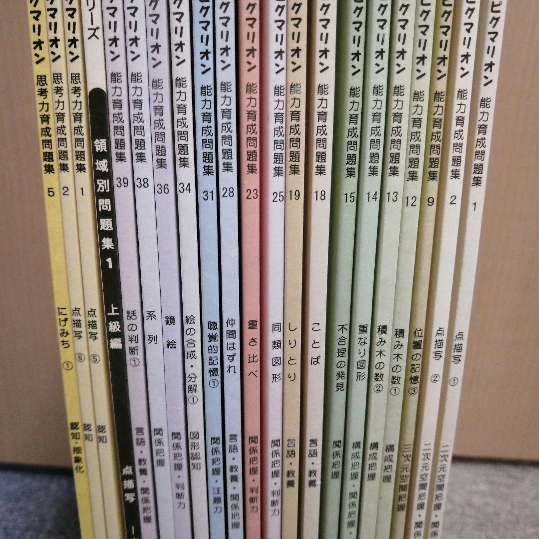 ピグマリオン　能力育成問題集　小学校受験