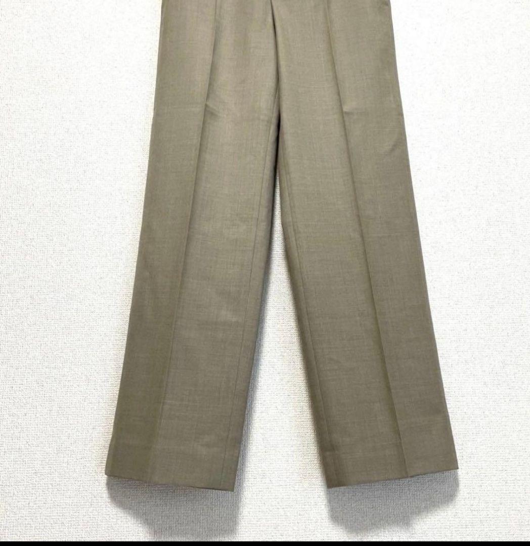 【新品同様】ブラミンク パンツ ベージュ サイズ36 ウール シルク