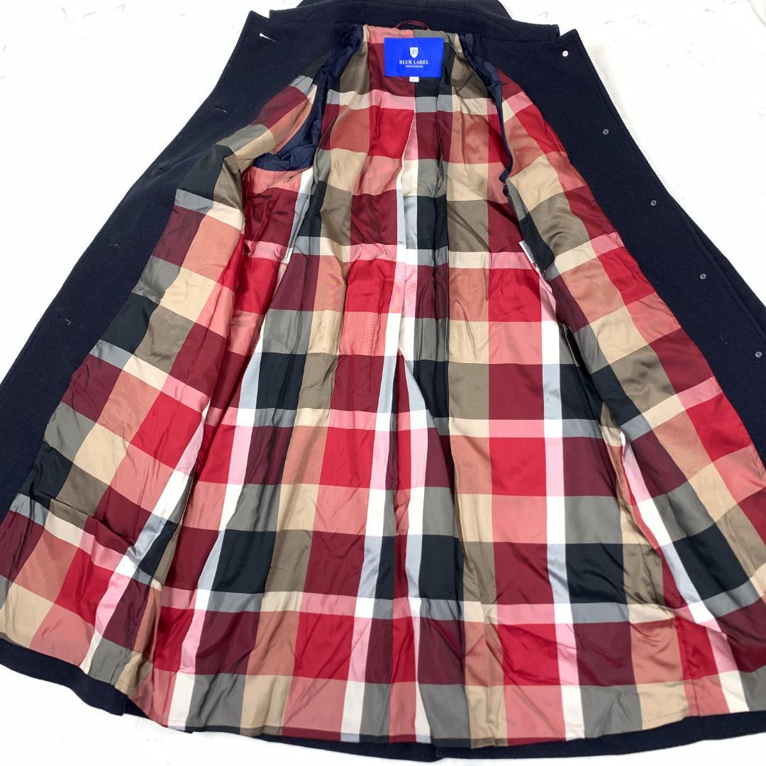 LA3670 ブルーレーベルクレストブリッジ チェスターコート ネイビー 38.