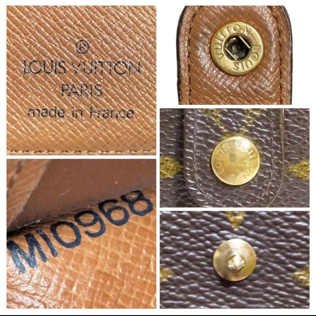 がま口 二つ折り財布 モノグラム ポルトフォイユ ヴィエノワ ルイヴィトン