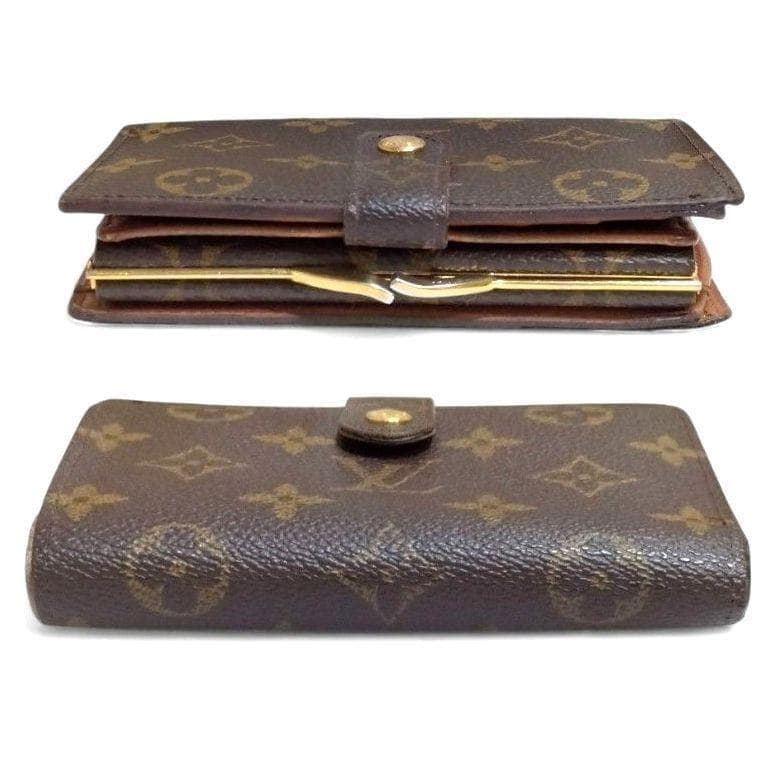 がま口 二つ折り財布 モノグラム ポルトフォイユ ヴィエノワ ルイヴィトン