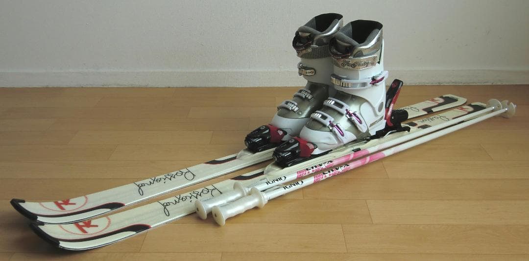 ■■11月限定■送料無料■ロシニョール女性用スキーセット板146■■