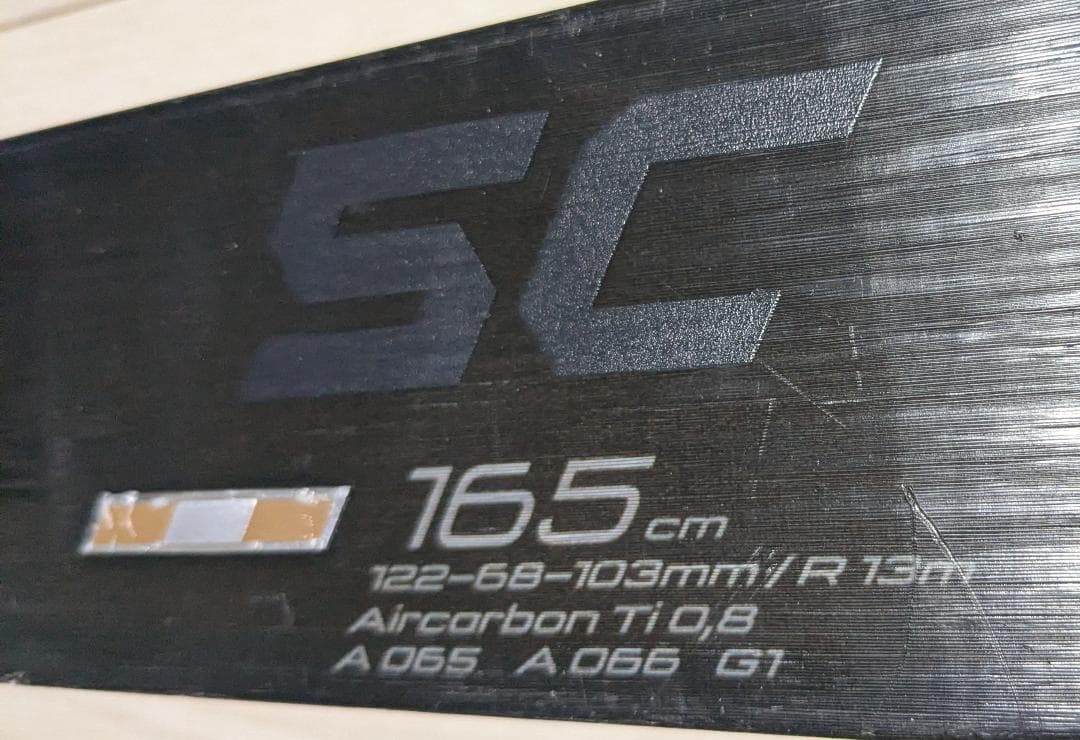 19/20 フィッシャー RC4 W.C. SC 165cm+Z13　破損あり