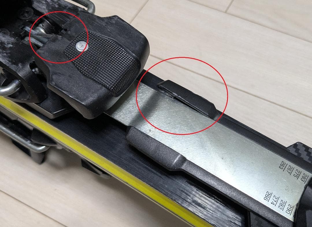 19/20 フィッシャー RC4 W.C. SC 165cm+Z13　破損あり