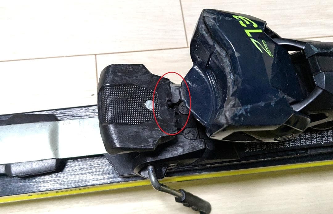 19/20 フィッシャー RC4 W.C. SC 165cm+Z13　破損あり