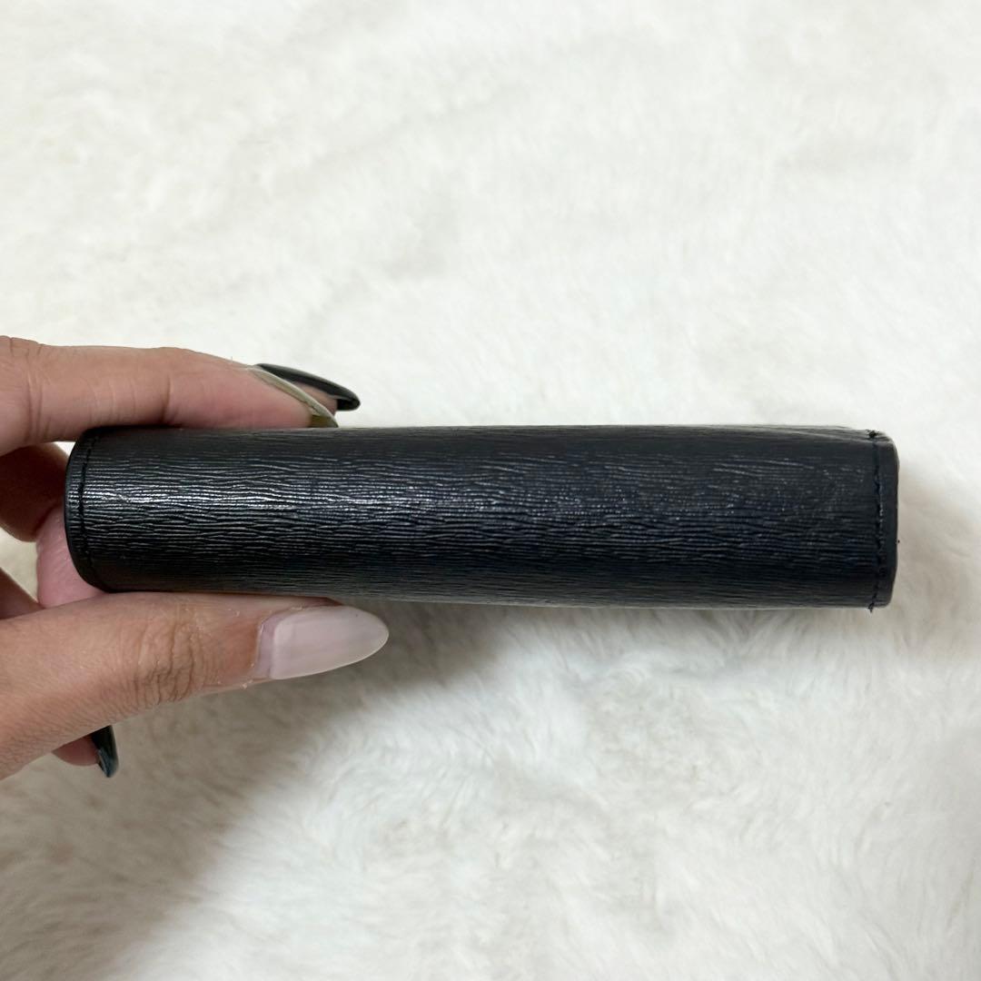 ポールスミス Paul Smith がま口財布 マーケトリーバニー ブラック美品