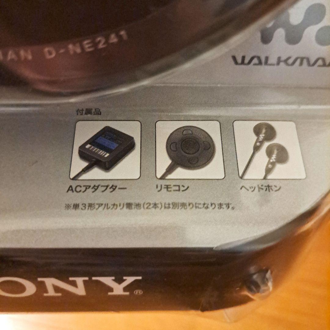 【未使用】SONY D-NE241 ポータブルCDプレーヤー　ウォークマン