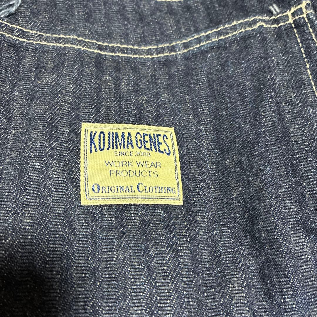児島ジーンズ　デニムヒッコリーペインターパンツ　w38