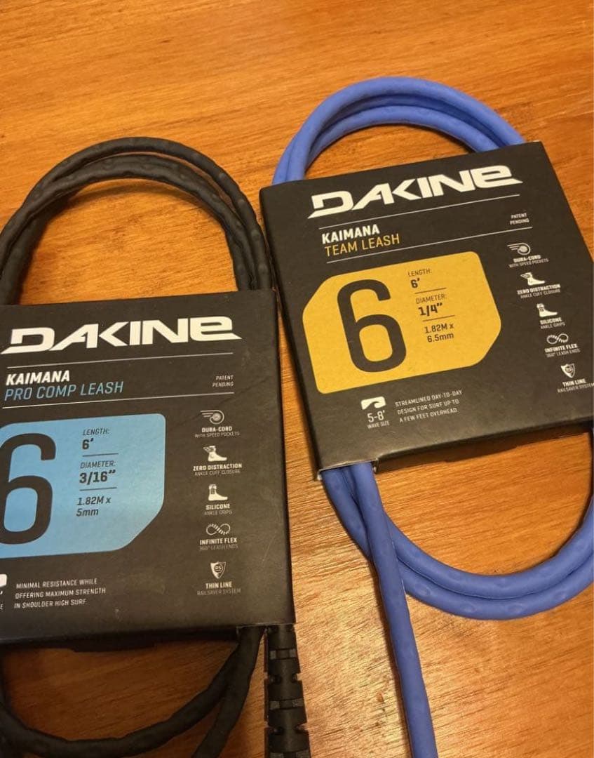 DAKINE Kaimana Pro Comp & Team Leash 2本