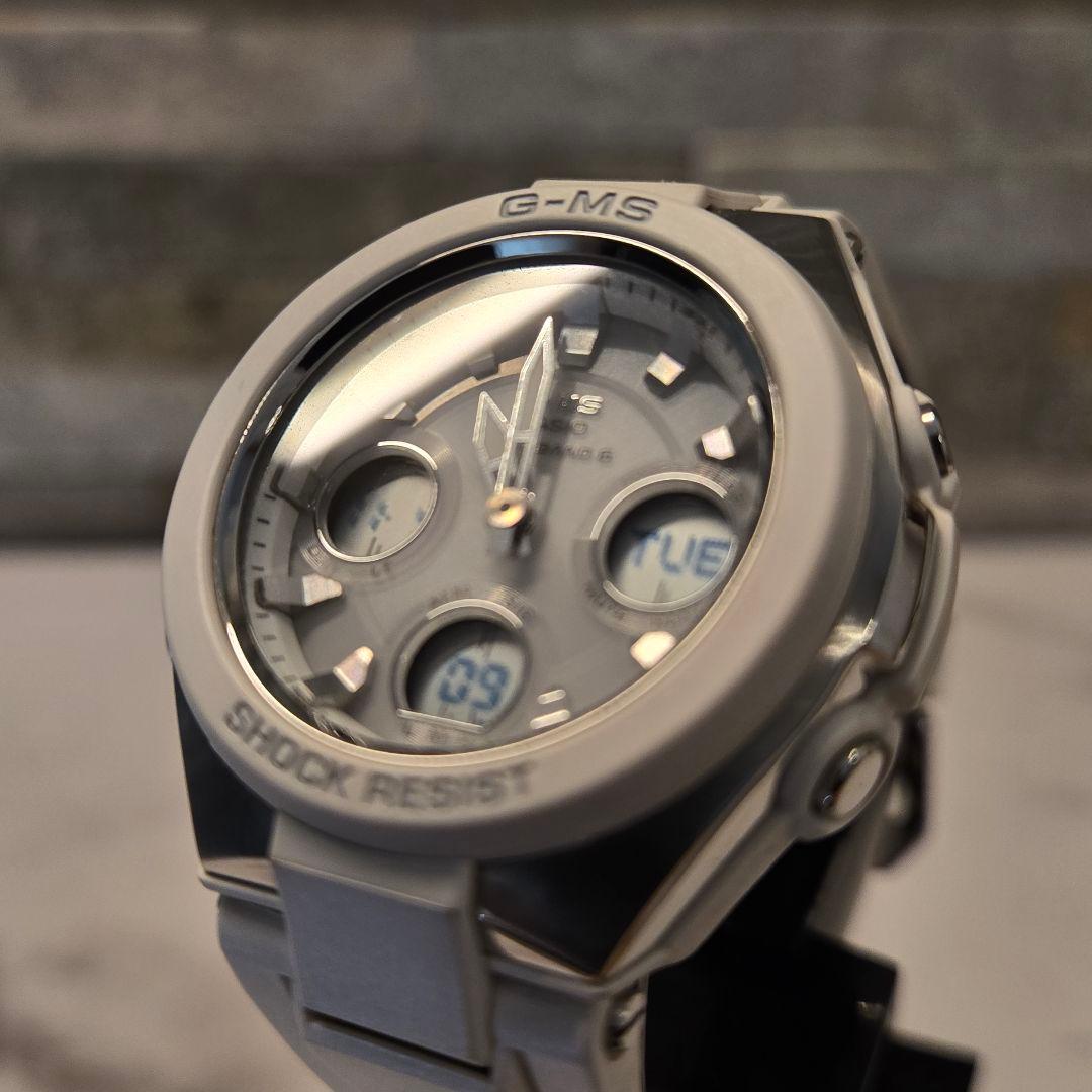 美品　カシオ　G-MS baby-g G-shock　MSG-W100　ホワイト