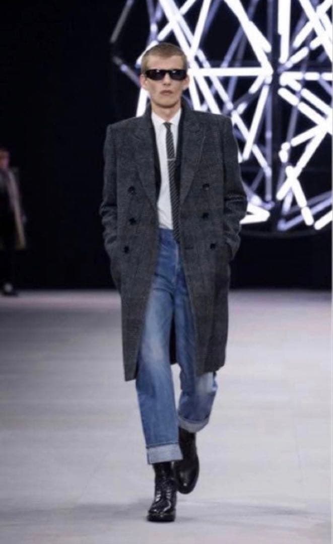 【箱付き】CELINE コンバットブーツ グリーン セリーヌ エディスリマン期