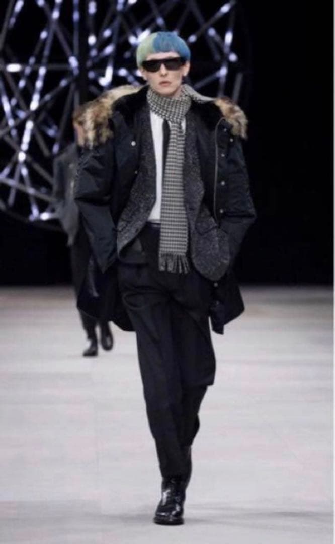 【箱付き】CELINE コンバットブーツ グリーン セリーヌ エディスリマン期