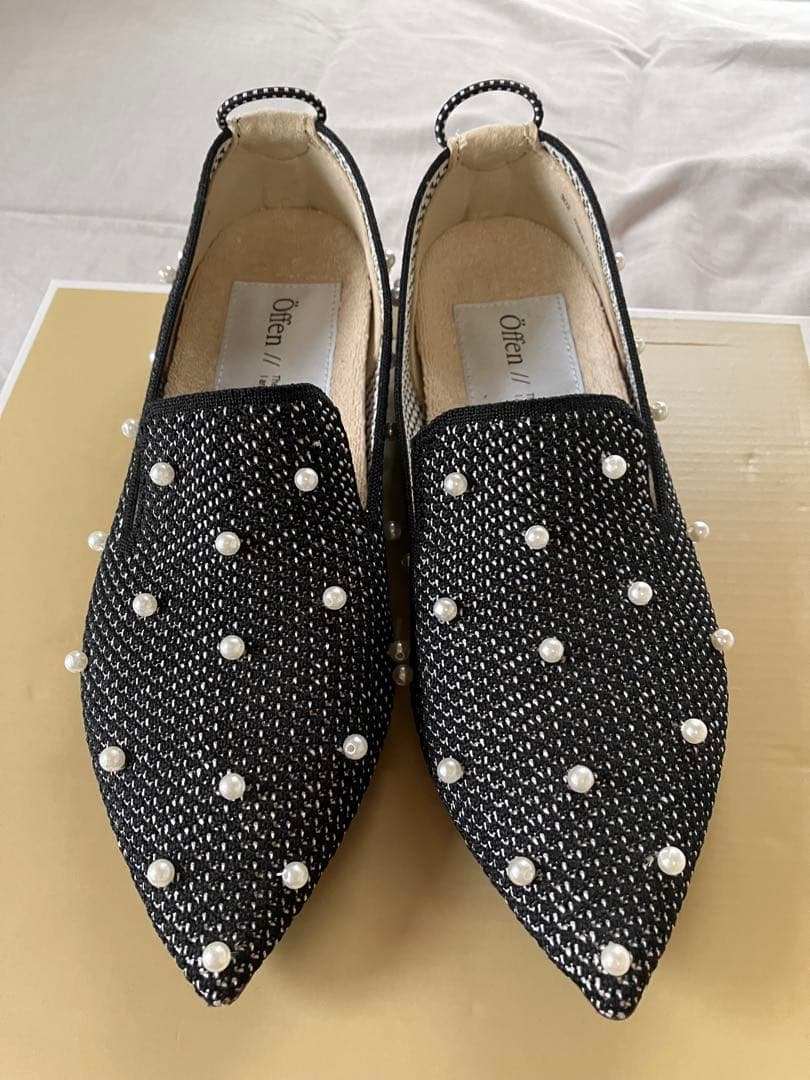 ほぼ新品 Offen パール オペラシューズ 37サイズ