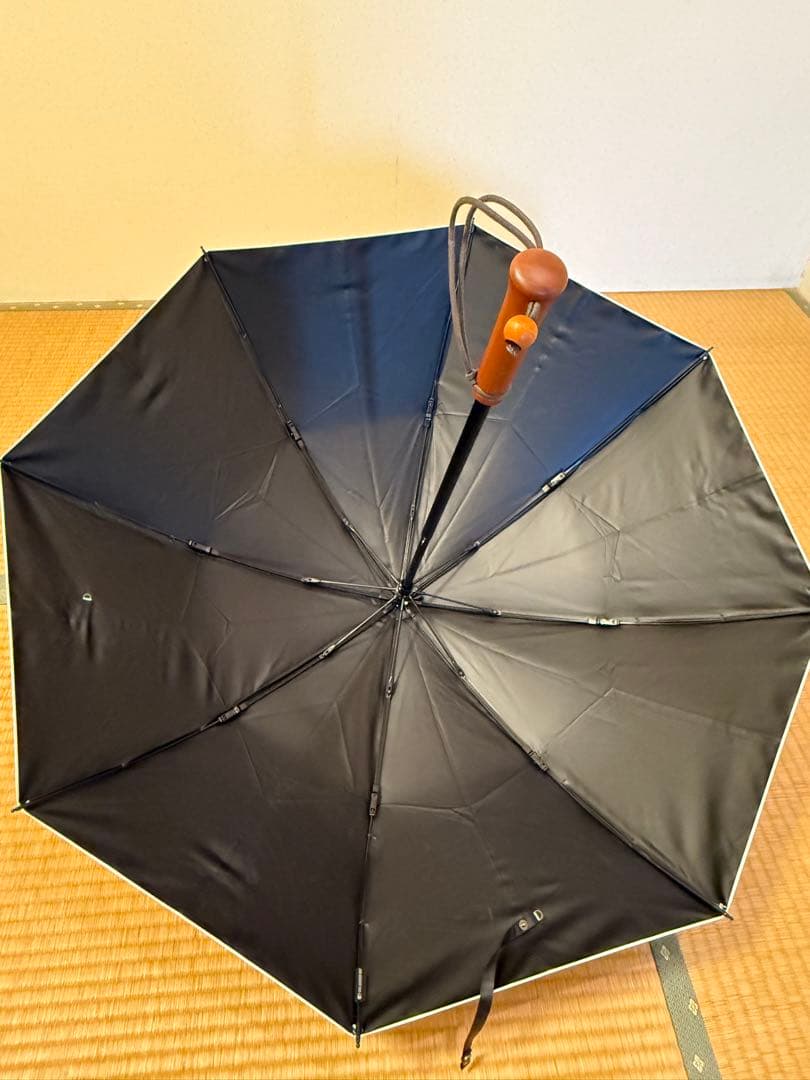 サンバリア 100 折りたたみ日傘 2段折 ボーダー