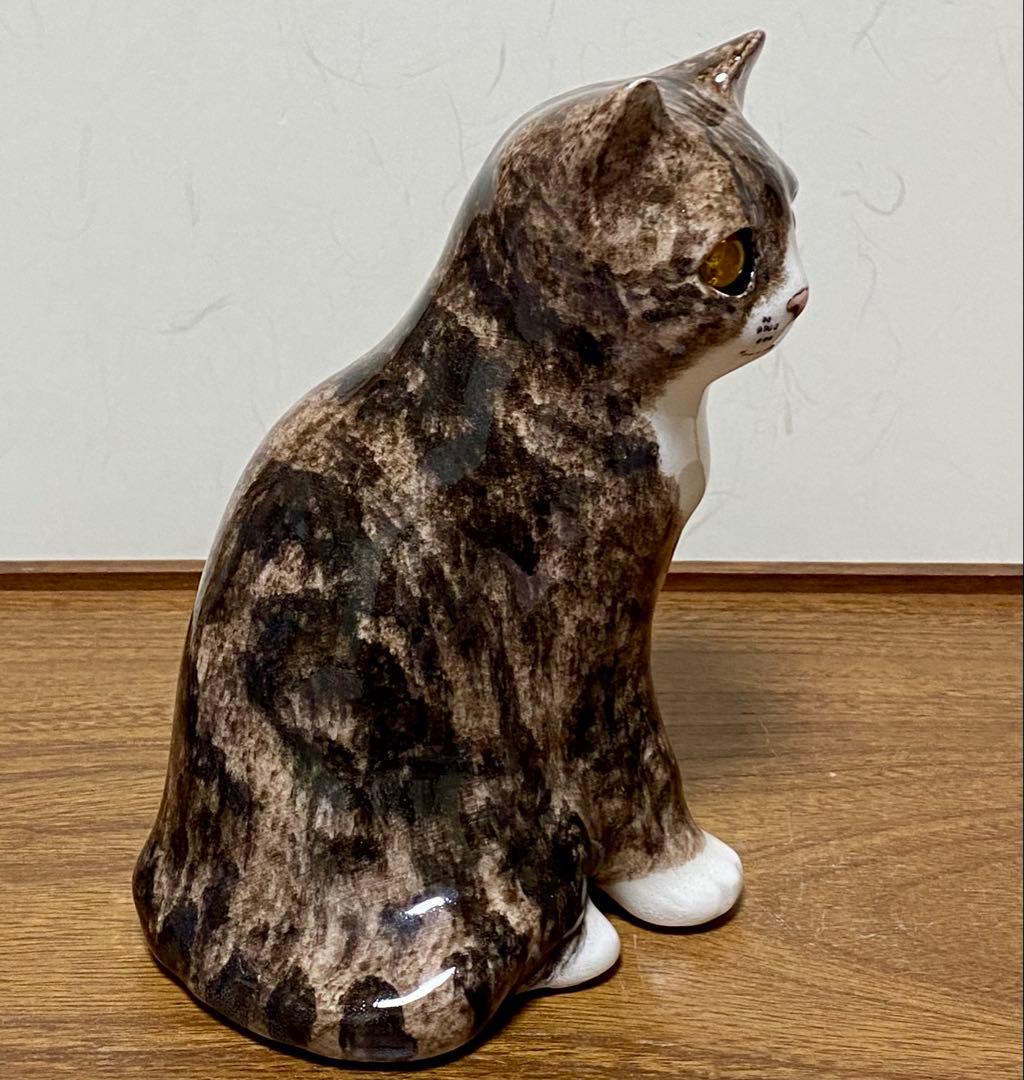 サイズ2　ウィンスタンレイキャット　ケンジントンキャット　キジトラ仔猫　貫入無し