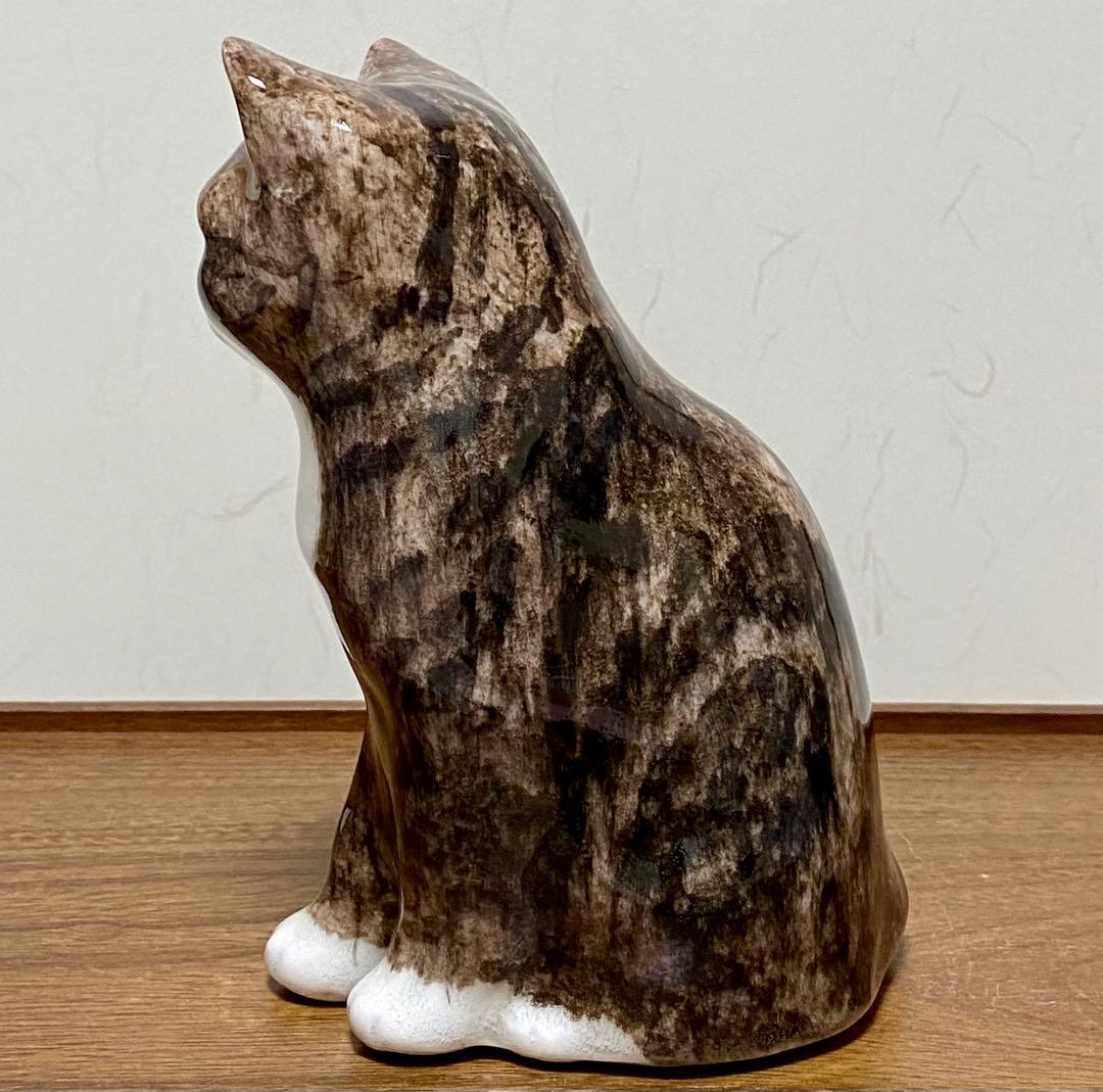 サイズ2　ウィンスタンレイキャット　ケンジントンキャット　キジトラ仔猫　貫入無し