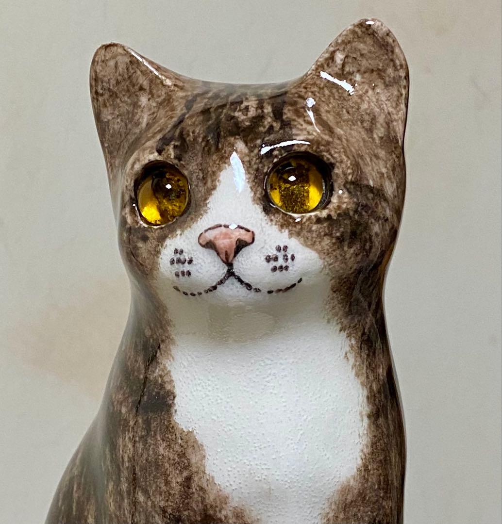 サイズ2　ウィンスタンレイキャット　ケンジントンキャット　キジトラ仔猫　貫入無し