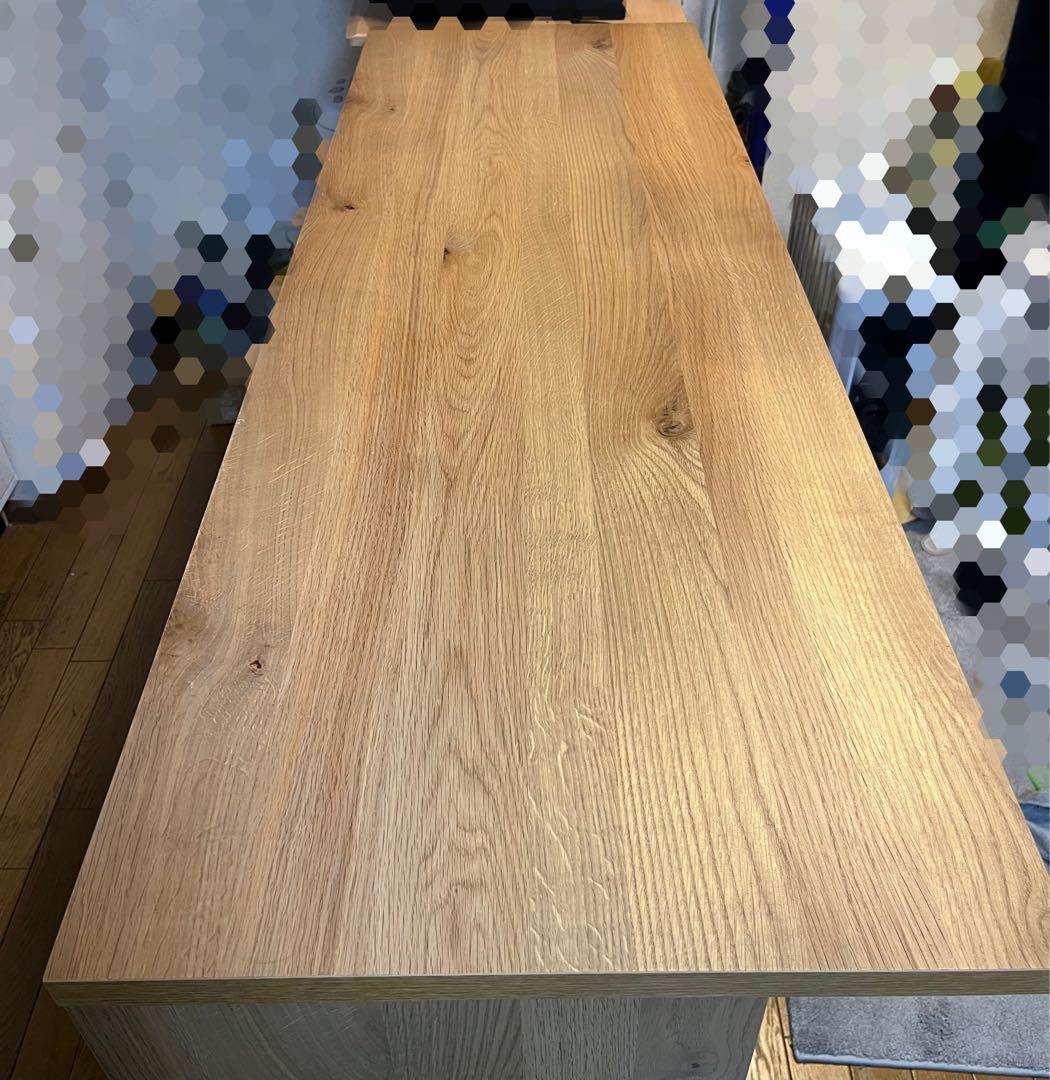 美品☆dinos アイランドカウンター 幅150cm オーク　キッチン収納