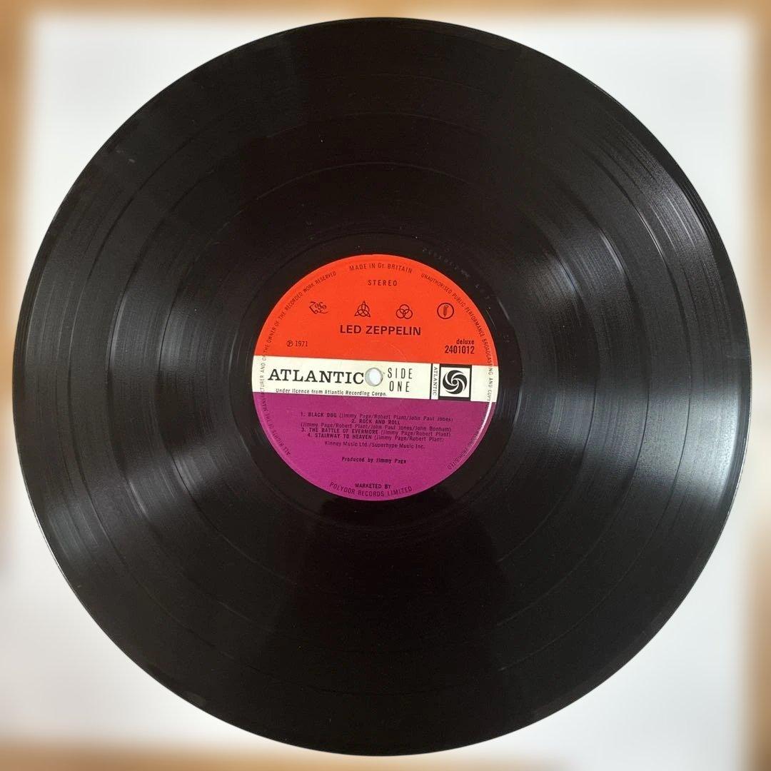 レッドツェッペリン 名盤 レコード Ⅳ UKオリジナル盤