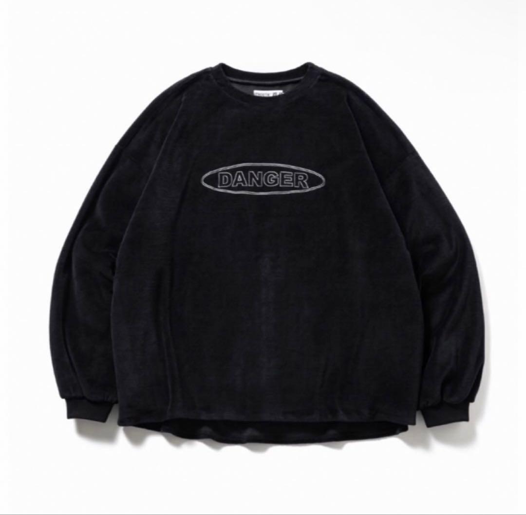 tightbooth black eye patch ベロアロングスリーブ