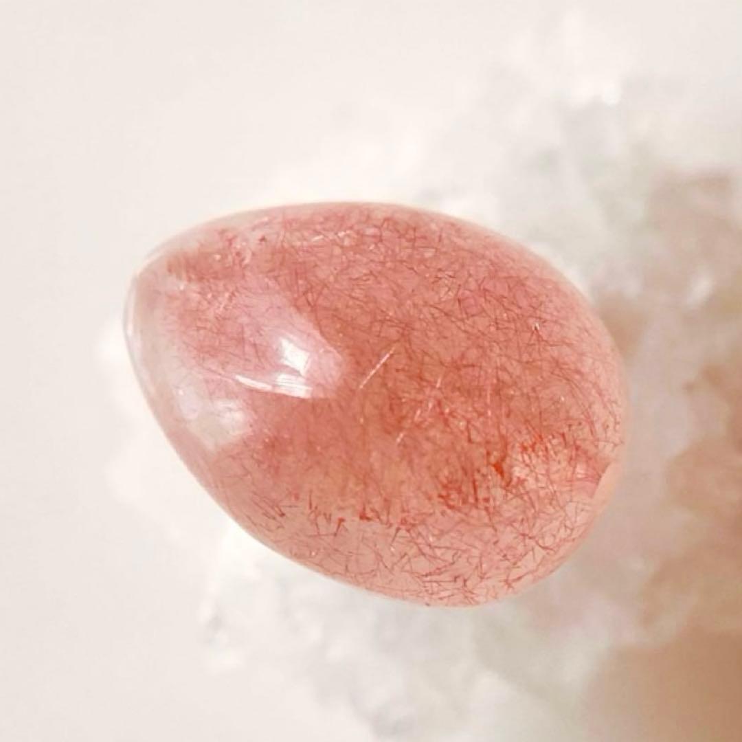 天然石★ブレスレット ストロベリークォーツ ♪ 377