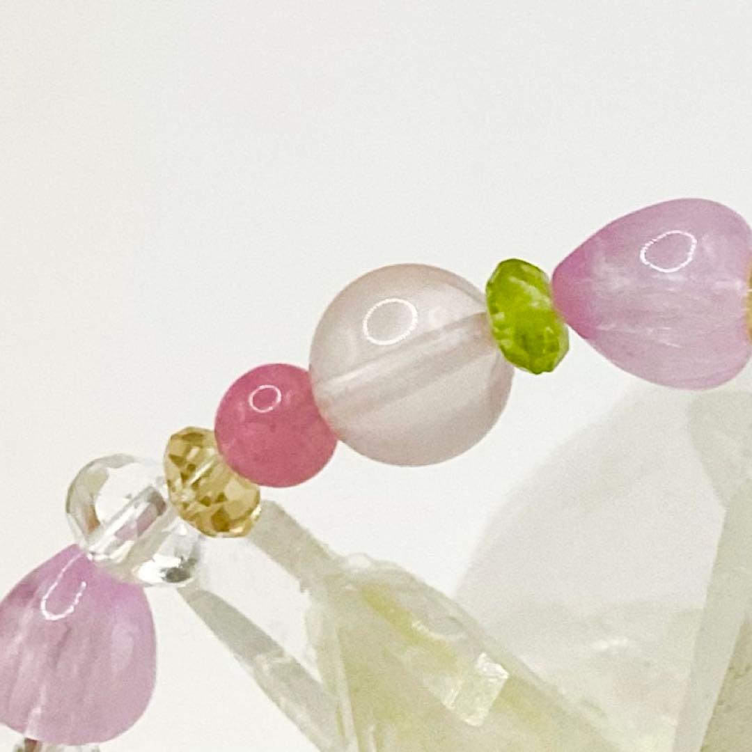 天然石★ブレスレット ストロベリークォーツ ♪ 377