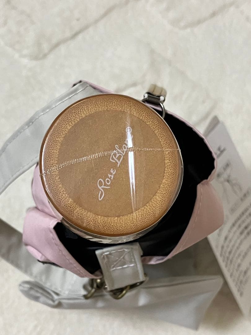 Rose Blanc 3段 折りたたみ傘 日傘