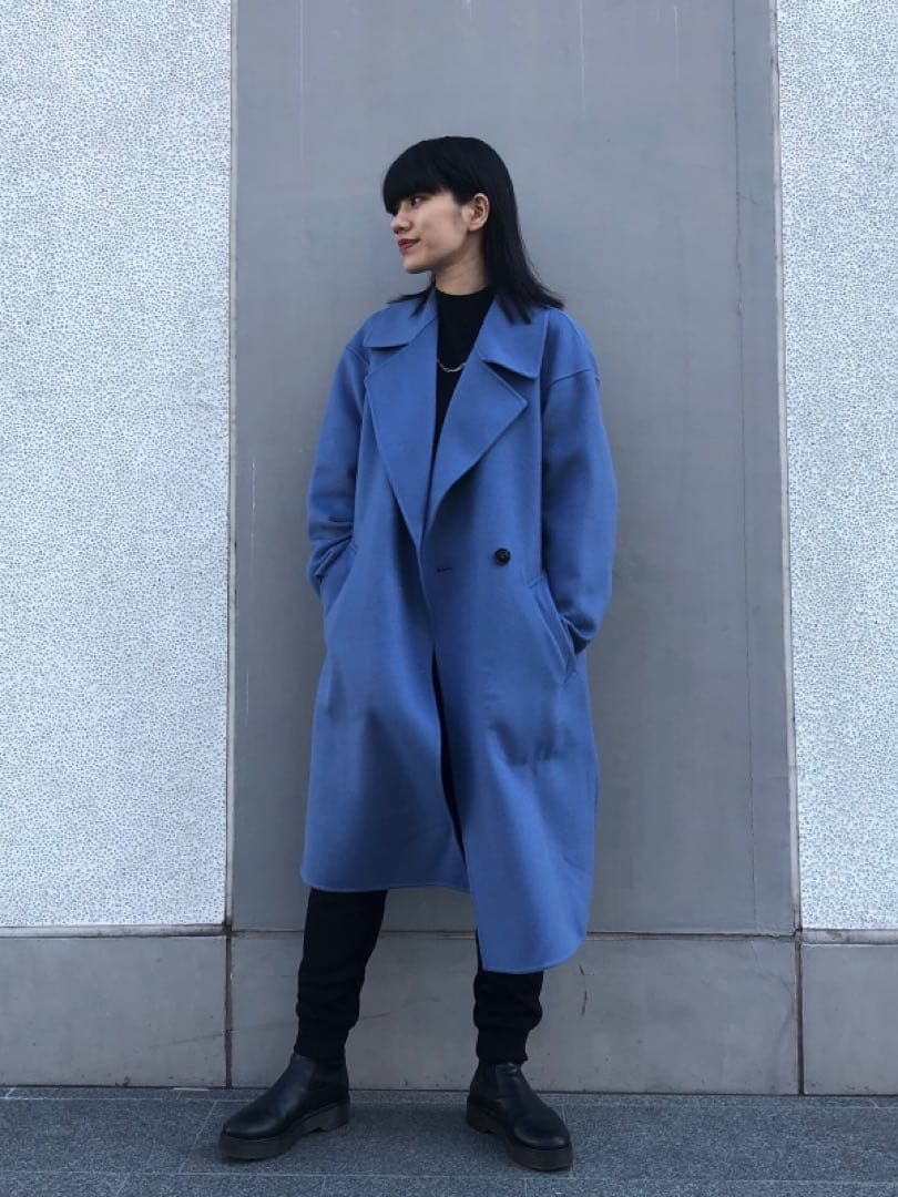 ダブルフェイスロングコート