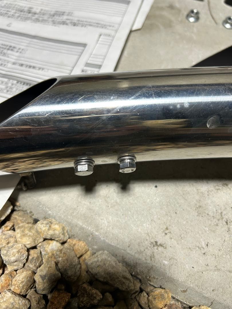 ガレージT&F ベントマフラー　と　エアクリーナのみ ドラックスター400用