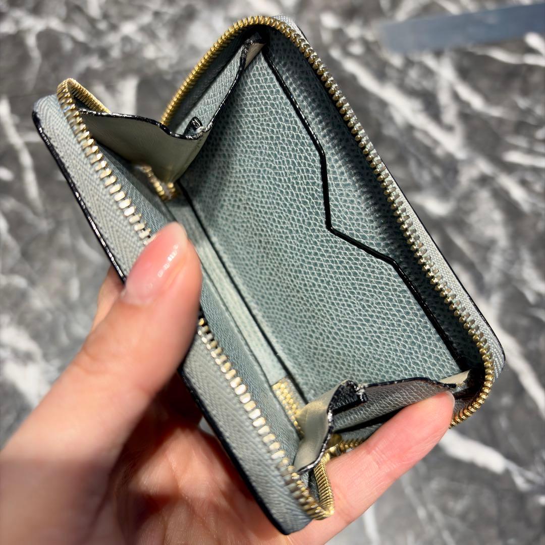 ⬛︎Valextra⬛︎ラウンドジップ ミニ ウォレット