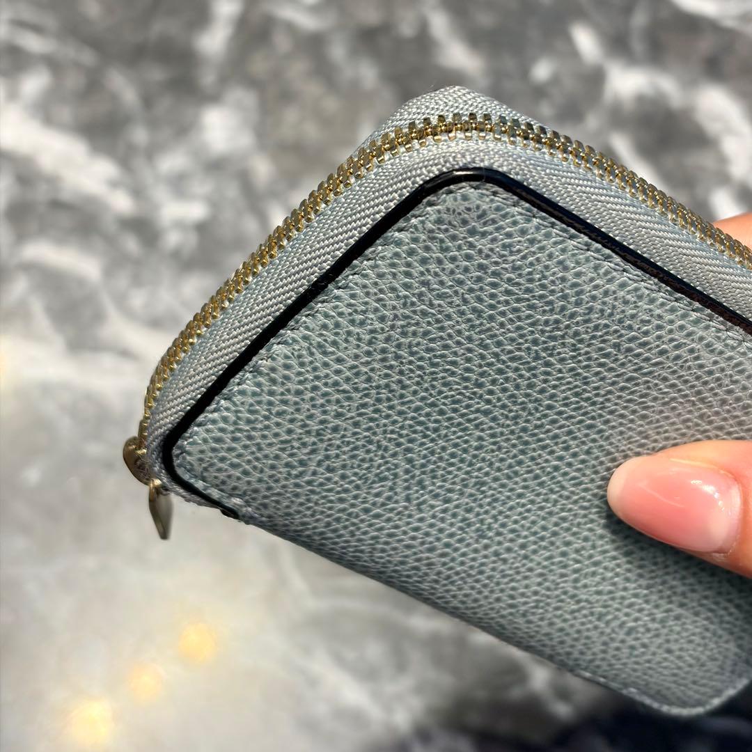 ⬛︎Valextra⬛︎ラウンドジップ ミニ ウォレット