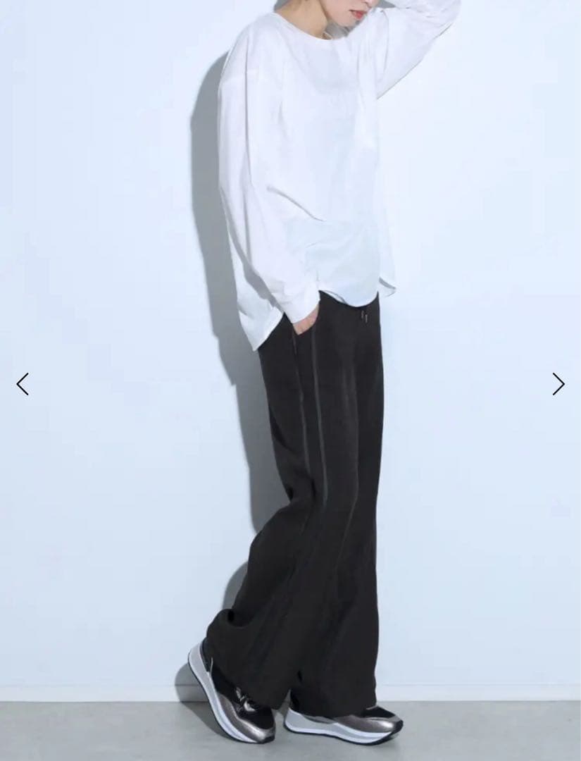 マロン　新品未使用タグ付き　スコットクラブ　リブウエストサイドラインパンツ