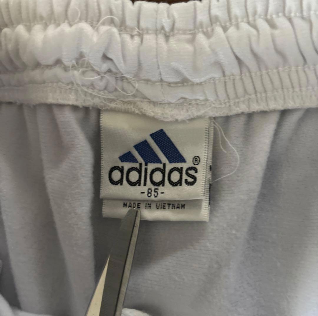 90s adidasトラックパンツ 白 ホワイト