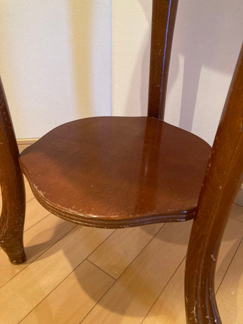 サイドテーブル　コンソール　大理石　天板　花台 猫足　イタリア製