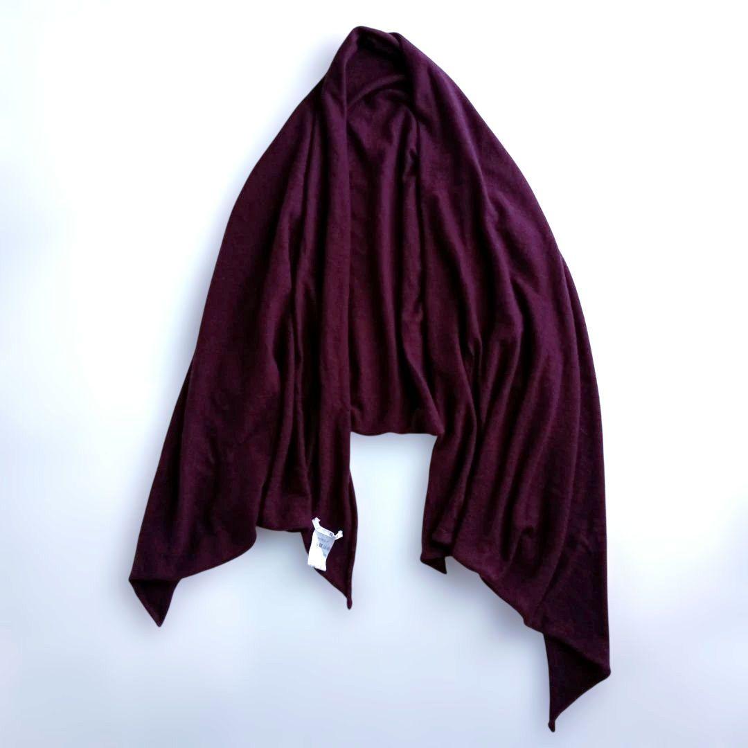 n100 エヌワンハンドレッド　カシミアストール　紫　パープル