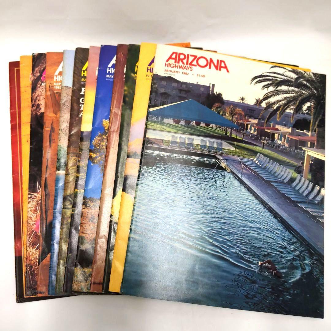 ARIZONA HIGHWAYS 1982年 1年分 アリゾナ 雑誌 アメリカ