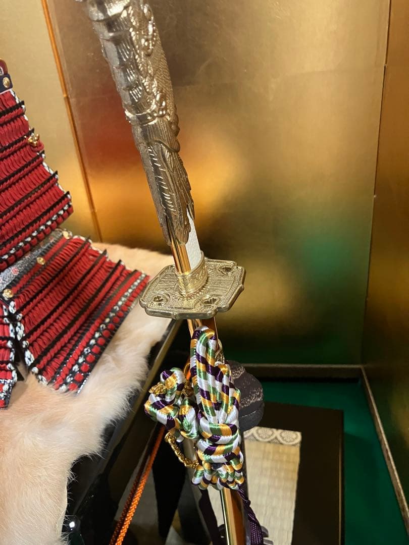 五月人形　端午の節句　こどもの日　レトロ　大鎧　畠山重忠　福田屋人形店　監製