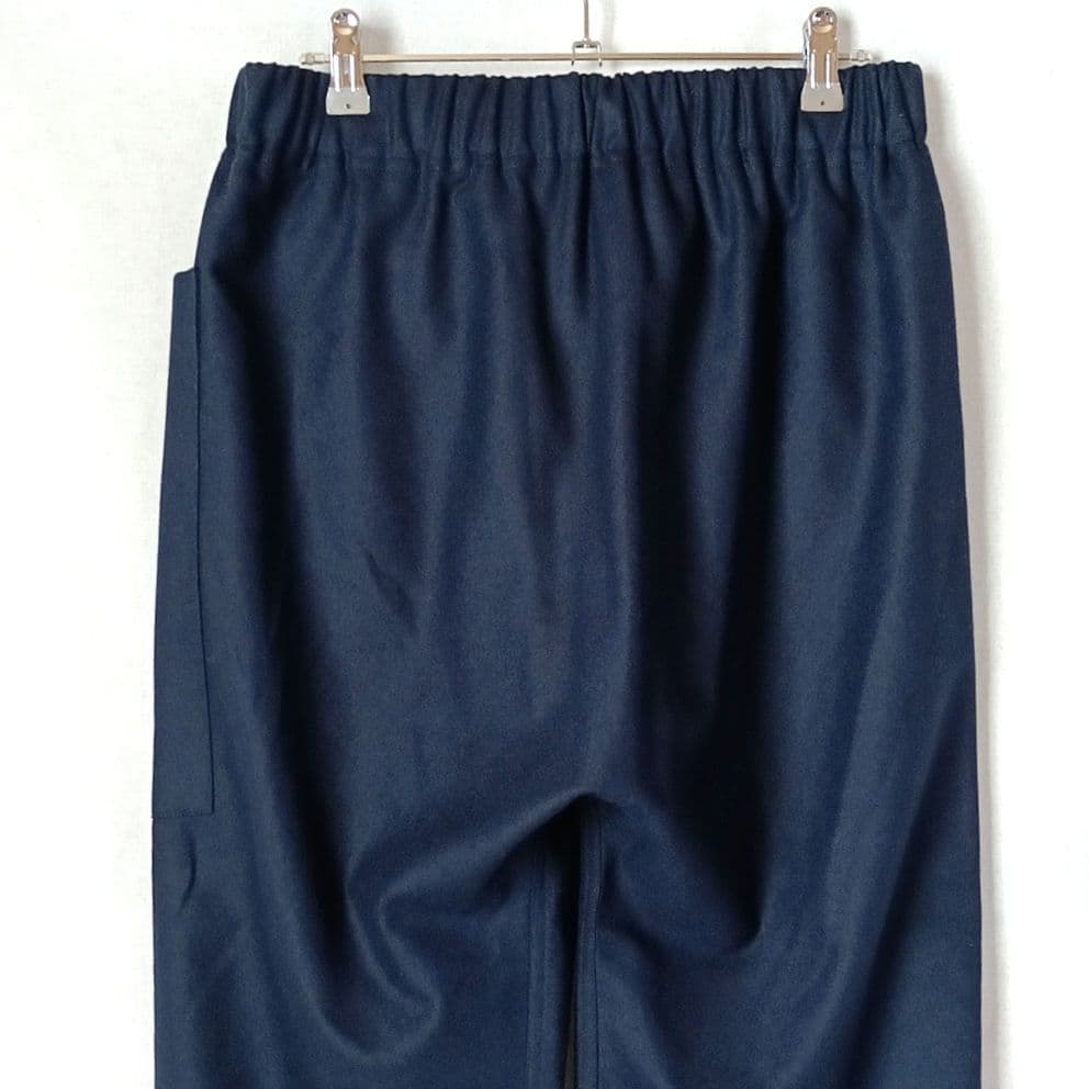 美品◆SOFIE D'HOORE ソフィードール　ウール イージーパンツ 片ポケ