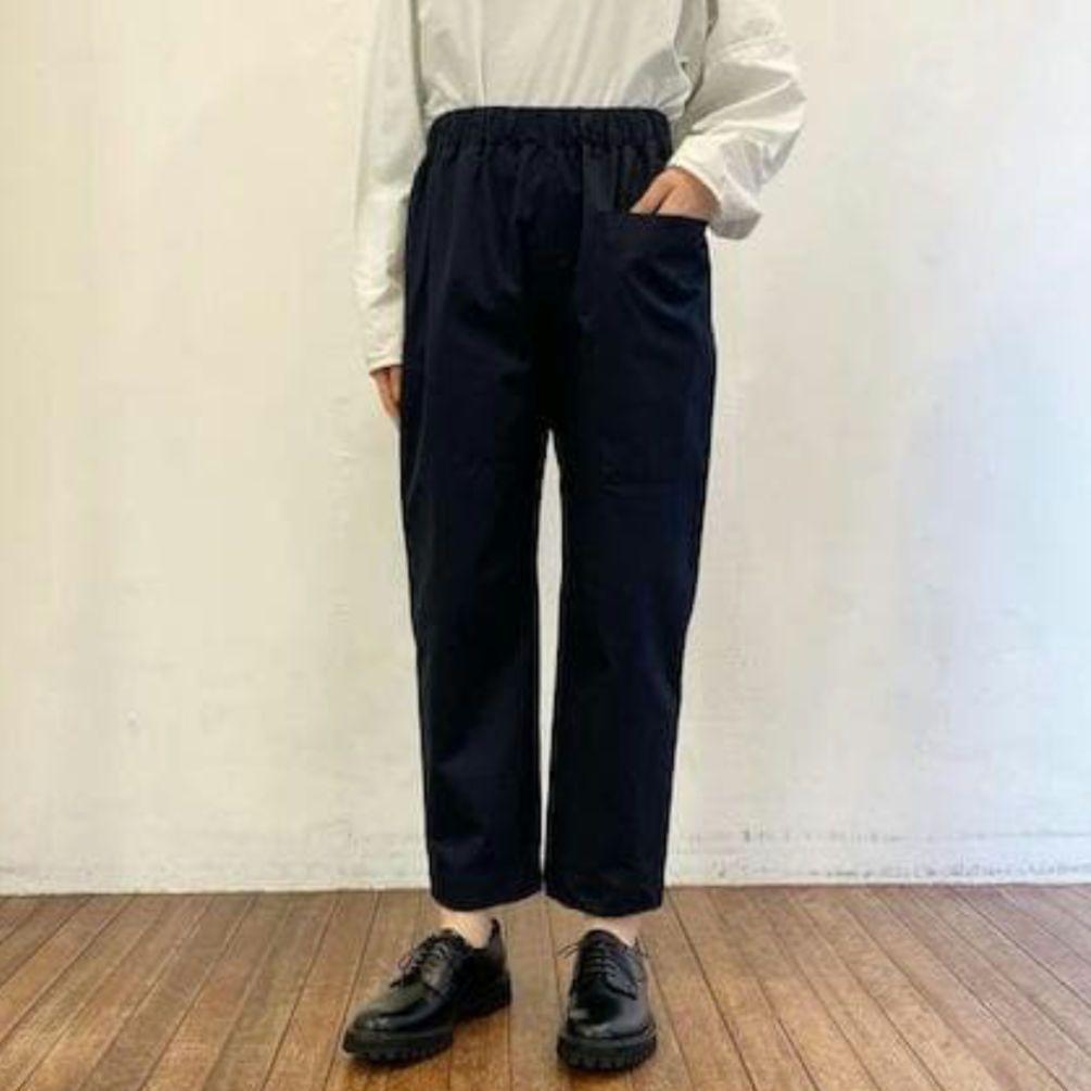 美品◆SOFIE D'HOORE ソフィードール　ウール イージーパンツ 片ポケ